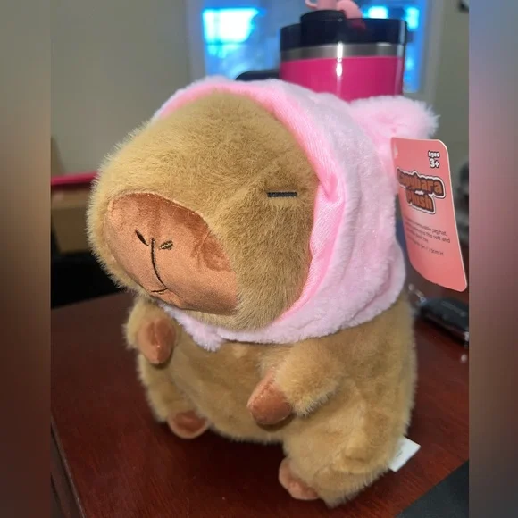 Capybara Plush With Pig Hat π - Picture 1 of 9